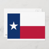 Vlag van Texas Briefkaart (Voorkant / Achterkant)