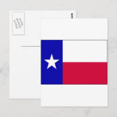 Vlag van Texas Briefkaart (Voorkant / Achterkant)