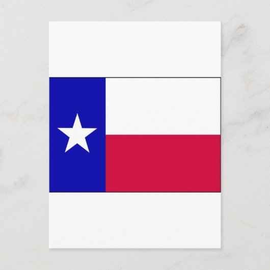 Vlag van Texas Briefkaart (Voorkant)
