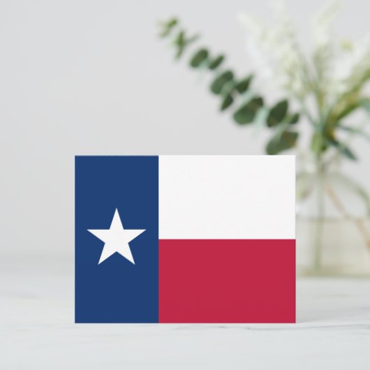 Vlag van Texas Briefkaart (Staand voorkant)