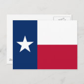 Vlag van Texas Briefkaart (Voorkant / Achterkant)