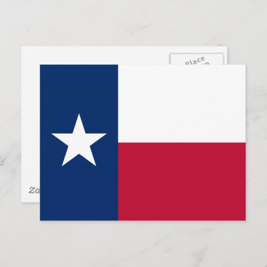 Vlag van Texas Briefkaart (Voorkant / Achterkant)