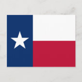 Vlag van Texas Briefkaart (Voorkant)