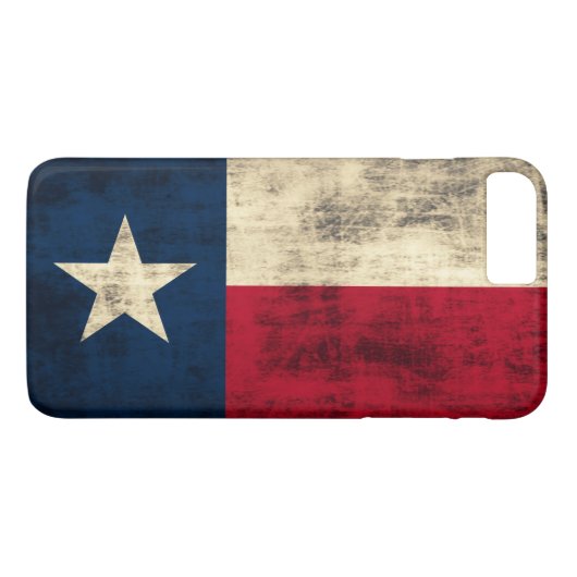  vlag van Texas Case-Mate iPhone Case (Achterkant (Horizontaal))