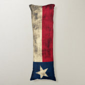 vlag van Texas Lichaamskussen (Voorkant Verticaal)