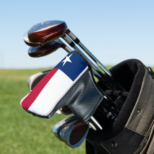 Vlag van Texas Lone Star State Golfheadcover (Insitu)