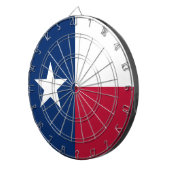 Vlag van Texas: Longhorns, de Texaanse eenzame ste Dartbord (Voorkant Rechts)