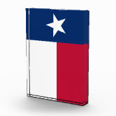 Vlag van Texas: Longhorns, de Texaanse eenzame ste Fotoblokken (Rechts)