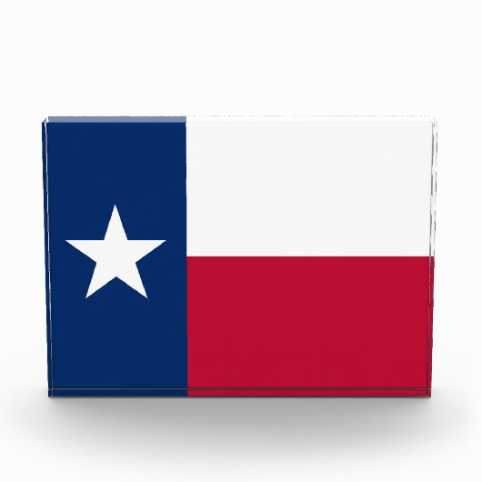 Vlag van Texas: Longhorns, de Texaanse eenzame ste Fotoblokken (Voorkant)