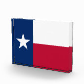 Vlag van Texas: Longhorns, de Texaanse eenzame ste Fotoblokken (Rechts)