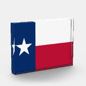 Vlag van Texas: Longhorns, de Texaanse eenzame ste Fotoblokken (Links)