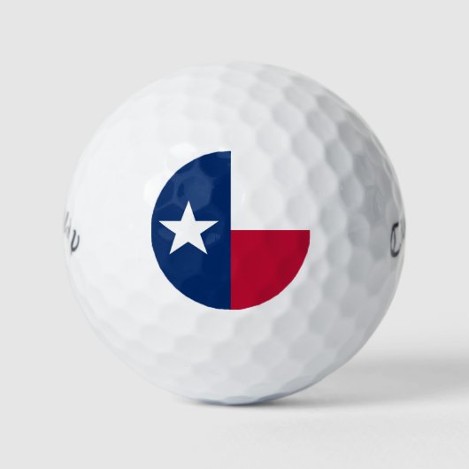 Vlag van Texas: Longhorns, de Texaanse eenzame ste Golfballen (Voorkant)