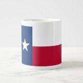 Vlag van Texas: Longhorns, de Texaanse eenzame ste Grote Koffiekop (Voorkant)