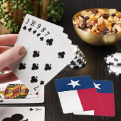 Vlag van Texas: Longhorns, de Texaanse eenzame ste Pokerkaarten (Insitu)