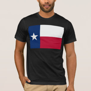 Vlag van Texas: Longhorns, de Texaanse eenzame ste T-shirt