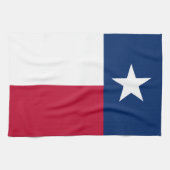 Vlag van Texas: Longhorns, de Texaanse eenzame ste Theedoek (Horizontaal)