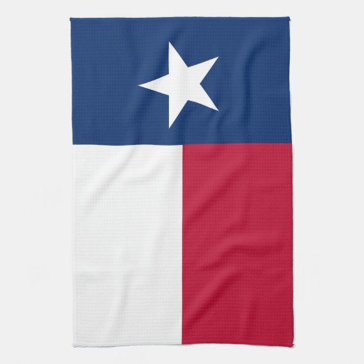 Vlag van Texas: Longhorns, de Texaanse eenzame ste Theedoek (Verticaal)