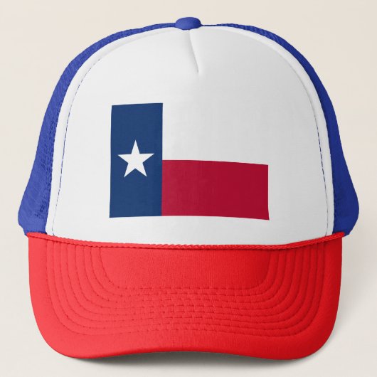 Vlag van Texas: Longhorns, de Texaanse eenzame ste Trucker Pet (Voorkant)