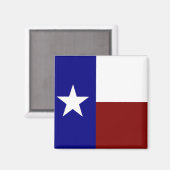 Vlag van Texas Magneet (Voorkant / Achterkant)