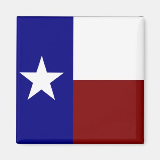 Vlag van Texas Magneet (Voorkant)