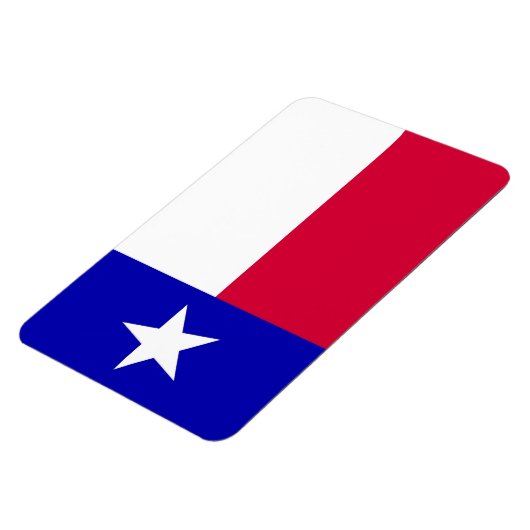 Vlag van Texas Magnet Magneet (Linkerzijde)