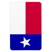Vlag van Texas Magnet Magneet (Verticaal)