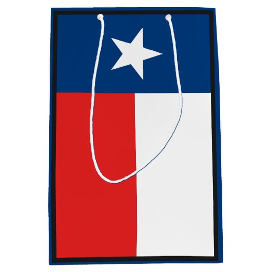 Vlag van Texas Medium Cadeauzakje (Voorkant)