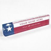 Vlag van Texas Naambordje