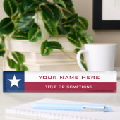 Vlag van Texas Naambordje