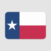 Vlag van Texas Naamplaatje (Voorkant)