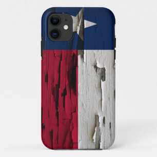 Vlag van Texas Paint Peel iPhone 11 Hoesje