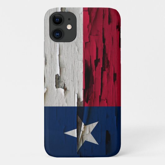 Vlag van Texas Paint Peel Kijk Case-Mate iPhone Case (Achterkant)