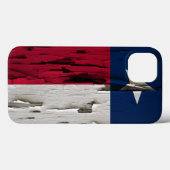 Vlag van Texas Paint Peel Kijk Case-Mate iPhone Case (Achterkant (horizontaal))