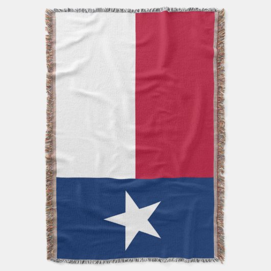 Vlag van Texas Patriotic Lone Star State Deken (Voorkant Verticaal)