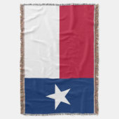 Vlag van Texas Patriottische Lone Star Staat Deken (Voorkant Verticaal)