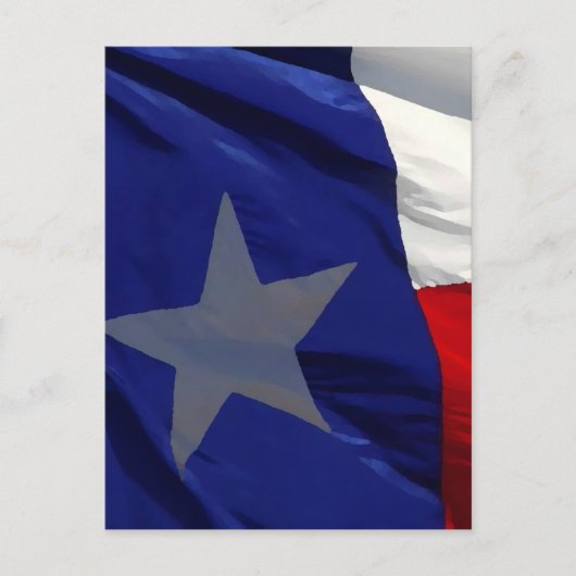 Vlag van Texas Pop Art Briefkaart (Voorkant)