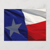Vlag van Texas Pop Art Briefkaart (Voorkant)