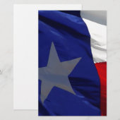 Vlag van Texas Pop Art Briefpapier (Voorkant / Achterkant)
