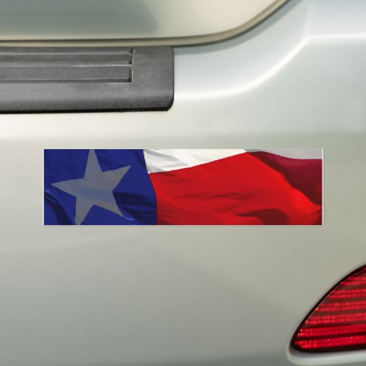 Vlag van Texas Pop Art Bumpersticker (Op auto)