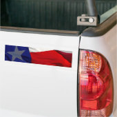 Vlag van Texas Pop Art Bumpersticker (Op Truck)