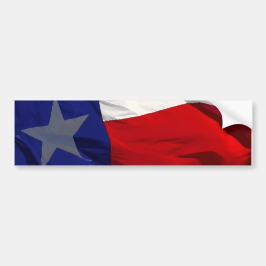 Vlag van Texas Pop Art Bumpersticker (Voorkant)