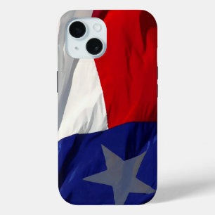 Vlag van Texas Pop Art iPhone 15 Case