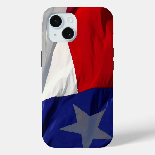 Vlag van Texas Pop Art Case-Mate iPhone Case (Achterkant)