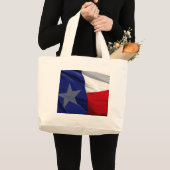 Vlag van Texas Pop Art Grote Tote Bag (Voorkant (product))