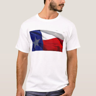 Vlag van Texas Pop Art T-shirt