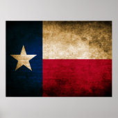  vlag van Texas Poster (Voorkant)