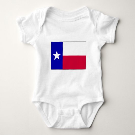 Vlag van Texas Romper (Voorkant)