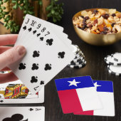 Vlag van Texas-speelkaarten Pokerkaarten (Insitu)
