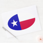 Vlag van Texas Sticker (Envelop)