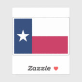 Vlag van Texas Sticker (Vel)